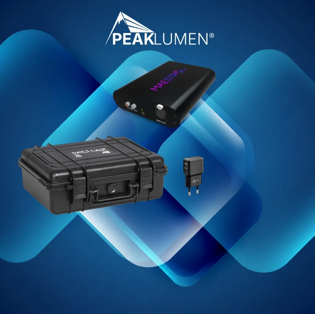 [MAESTROSET1-512] MaestroDMX™ Accessory Set One: with Case (512 Channels - 1 Universe)