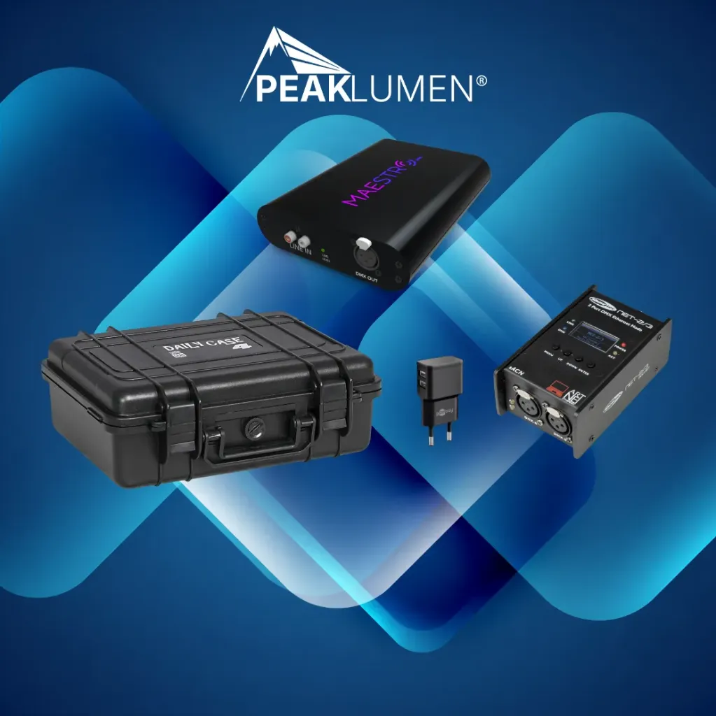 MaestroDMX™ Accessory Set One: with Case (1024 Channels - 2 Universes)